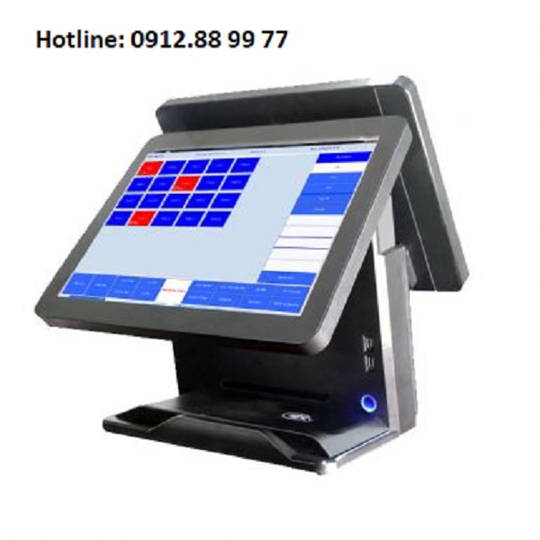 Máy bán hàng Pos QT66 Cảm ứng 2 màn hình