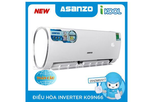 Máy Lạnh Inverter Asanzo 1HP K09N66