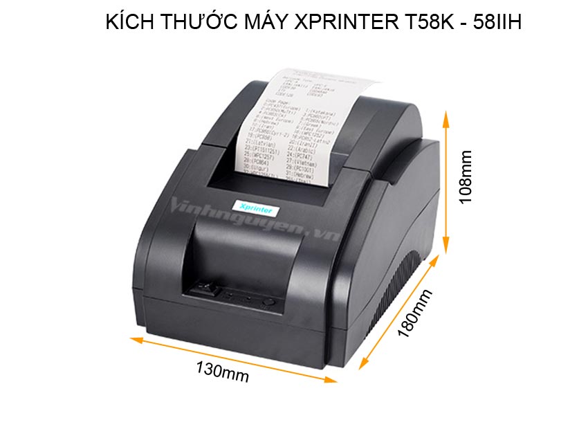 Máy in hóa đơn Xprinter 58iih