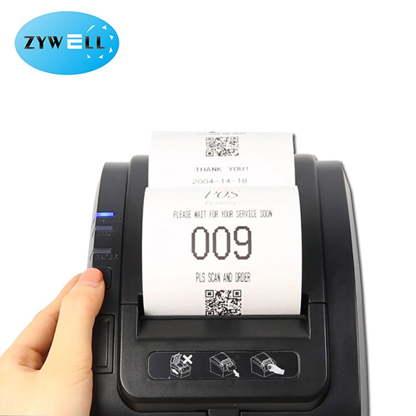Máy in hóa đơn Zywell ZY301 [3 Cổng]