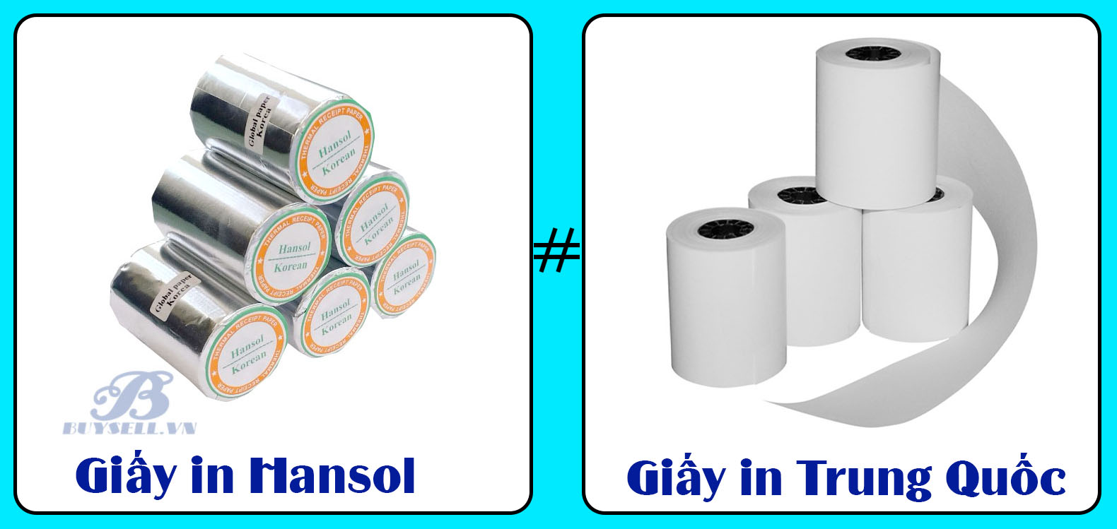 Sự khác biệt giấy in HanSol và giấy in loại thường