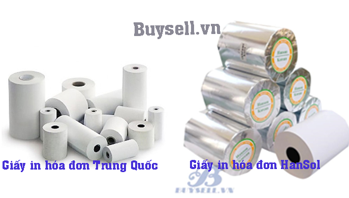 Sự khác biệt giữa giấy in hóa đơn HanSol và giấy in hóa đơn Trung Quốc 