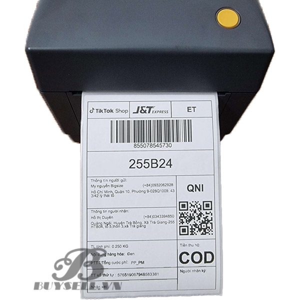 Máy in đơn hàng Tiktok với J&T Khổ In A6 Xprinter XP-A6