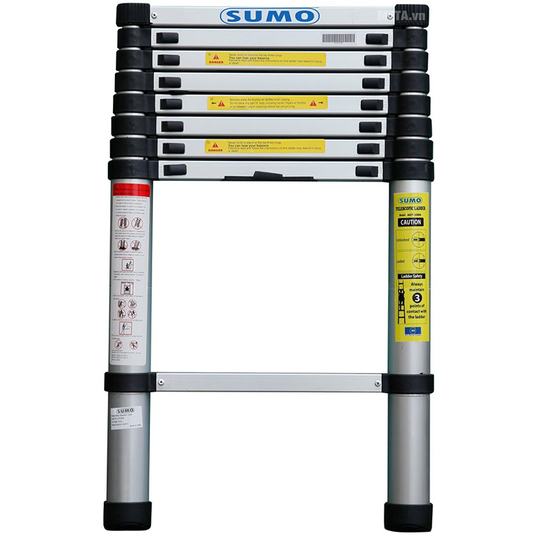 Thang nhôm rút gọn 2.6m SUMO ADT308B 2.6m
