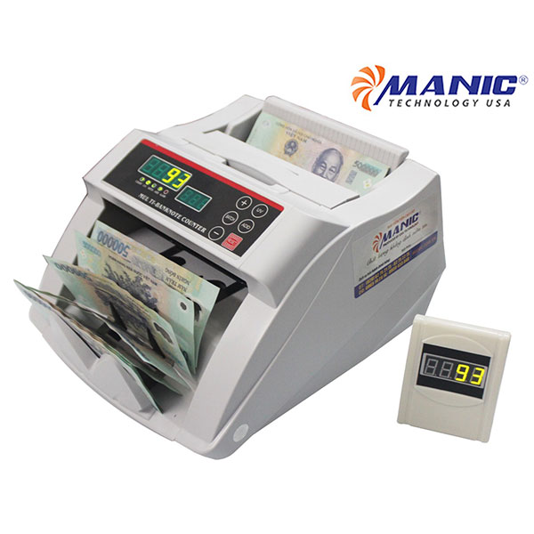 Máy đếm tiền Manic B-1218LED Nhật Bản