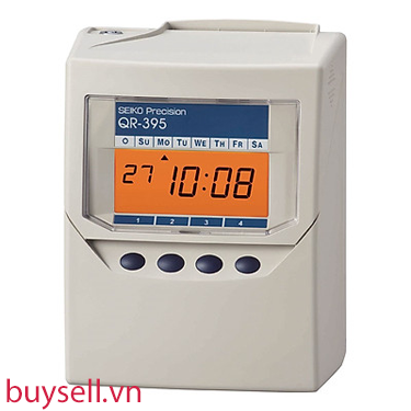 Máy chấm công thẻ giấy IN KIM SEIKO QR 395 (Dòng cao cấp)
