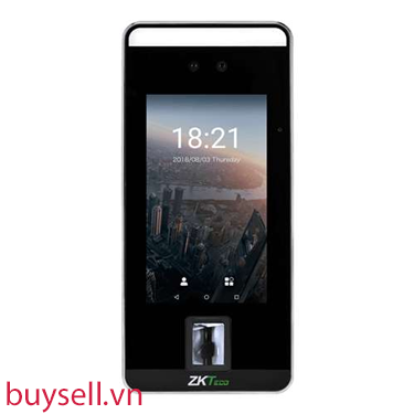 Máy Chấm Công và Kiểm Soát Cửa Nhận Dạng Vân Tay, Khuôn Mặt, Lòng Bàn Tay ZKteco SpeedFace-V5