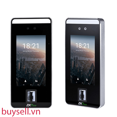 Máy Chấm Công và Kiểm Soát Cửa Nhận Dạng Vân Tay, Khuôn Mặt, Lòng Bàn Tay ZKteco SpeedFace-V5L
