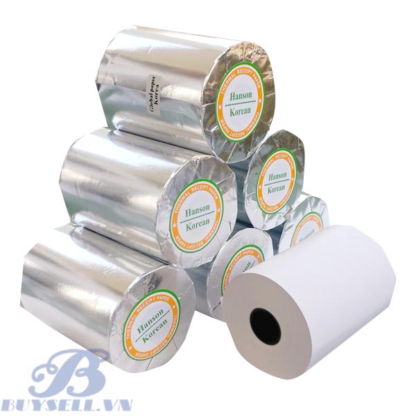 Giấy in nhiệt bọc bạc K57x50 mm