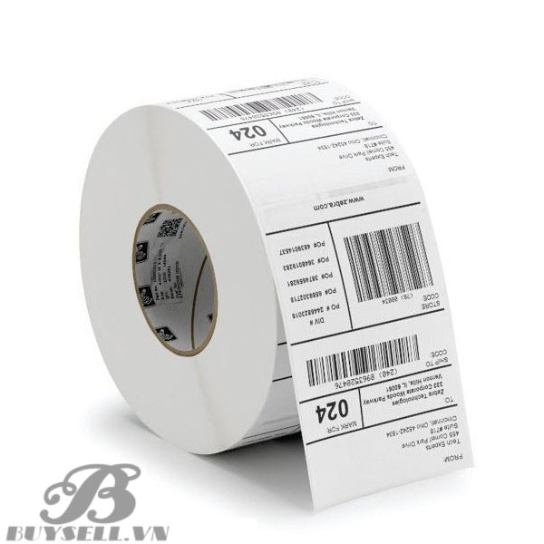 Giấy decal chuyển nhiệt 1 tem 80x100mm, dài 50m