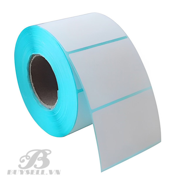 Giấy decal chuyển nhiệt 1 tem 60x40mm, dài 50m