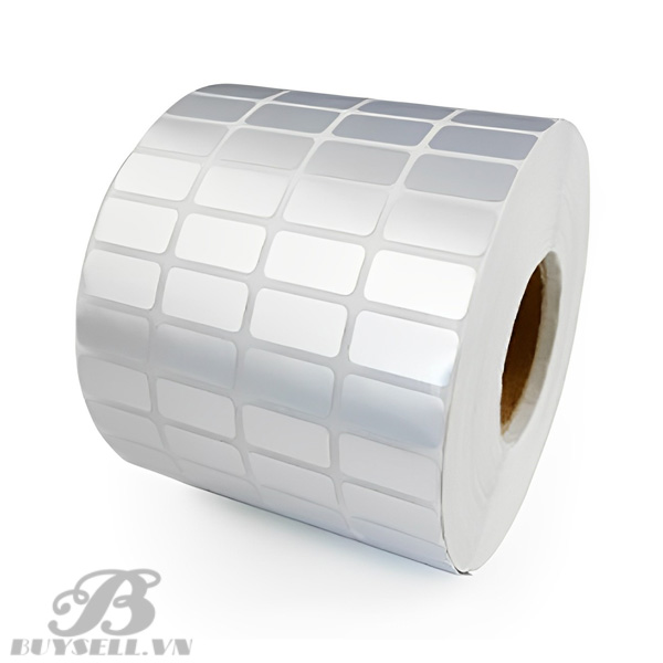 Decal xi bạc 04 tem 25x15mm, khổ 110mm, dài 50m