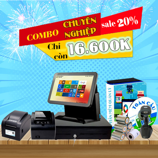 Trọn Bộ Phần Mềm Quản Lý, Tính Tiền Máy Cảm Ứng Cửa Hàng Mỹ Phẩm