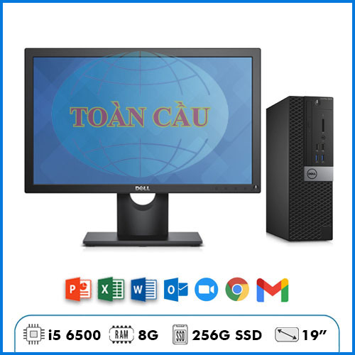 Máy Bộ Dell OptiPlex 7040SFF – i5 6500 | Ram 8G | SSD 256GB | 19″