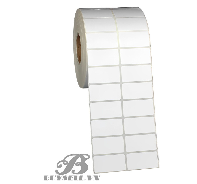 Decal mã vạch 2 tem khổ 35x22 mm dài 30m