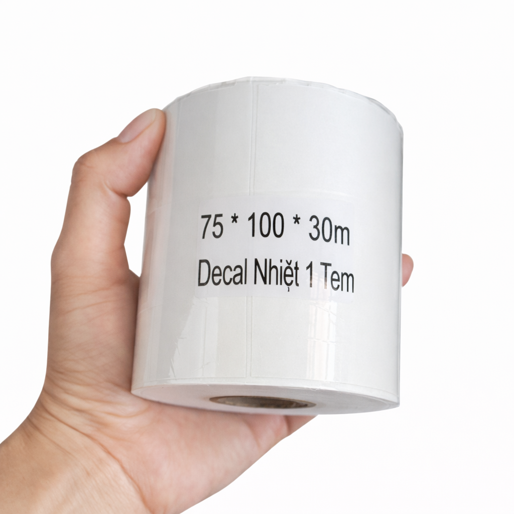 Tem vận chuyển giao hàng Decal nhiệt 75x100 30m