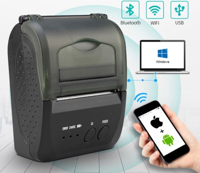 Máy in hóa đơn cầm tay Richta POS RI-5809DD