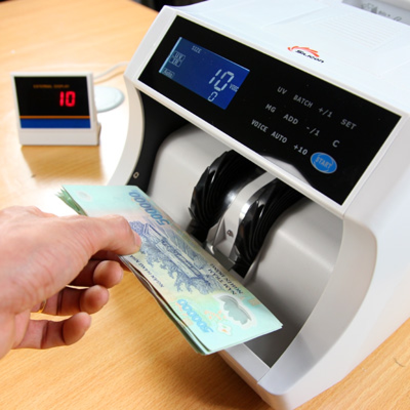 Máy Đếm Tiền Thế Hệ Mới Silicon MC-6000