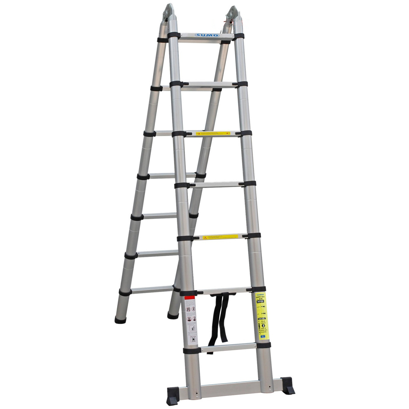 Thang nhôm rút gọn (chữ A) Sumo ADT807B (4.4m)