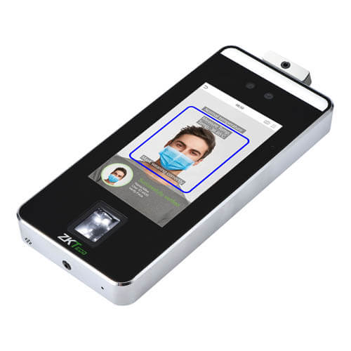 Máy Chấm Công và Kiểm Soát Cửa Nhận Dạng Vân Tay, Khuôn Mặt, Lòng Bàn Tay ZKteco SpeedFace-V5L