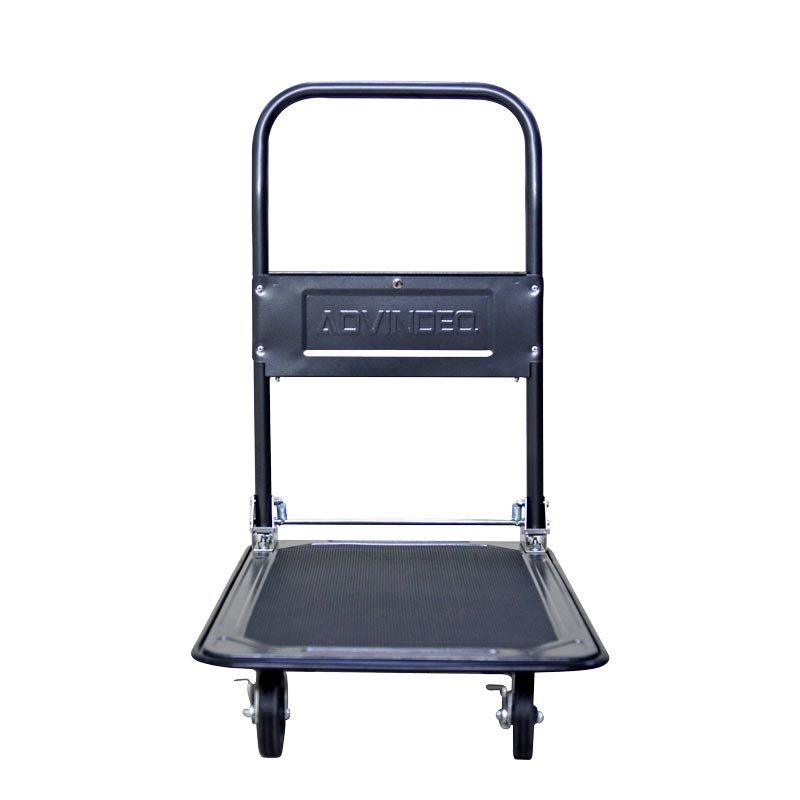 Xe đẩy hàng 4 bánh sàn thép phủ nhám ADVINDEQ HT-170