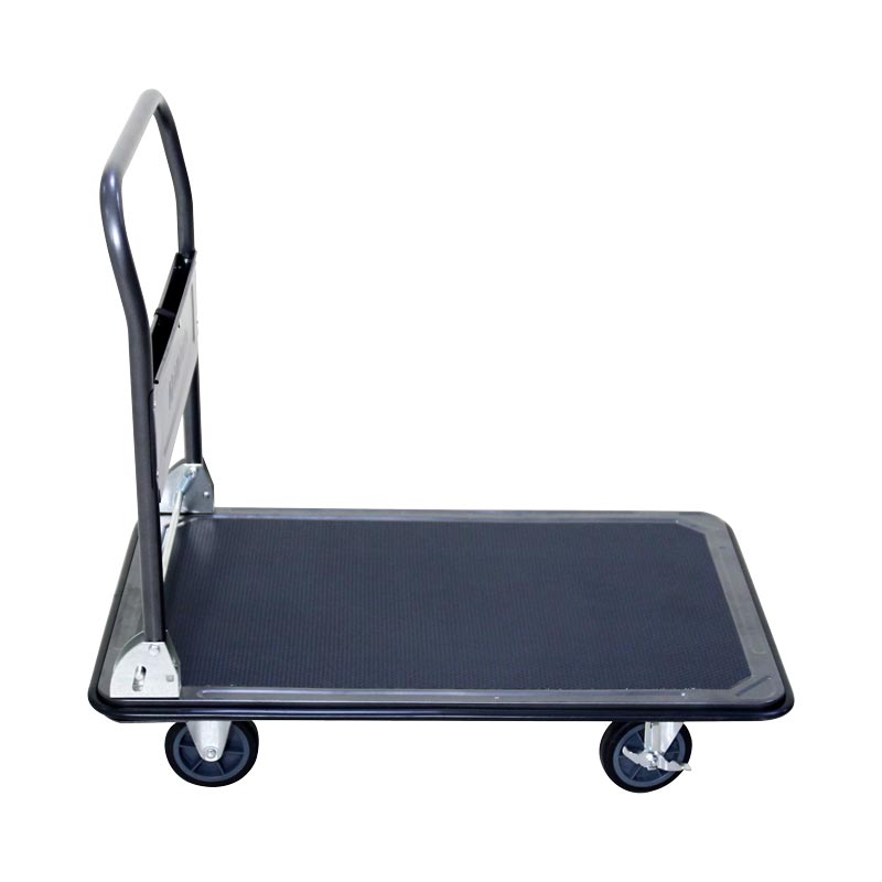 Xe đẩy hàng 4 bánh sàn thép phủ nhám ADVINDEQ HT-320