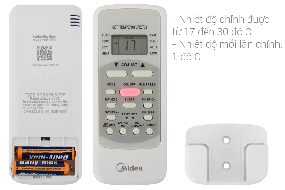 Máy lạnh Midea Inverter 1.5 HP MSFR-13CRDN8
