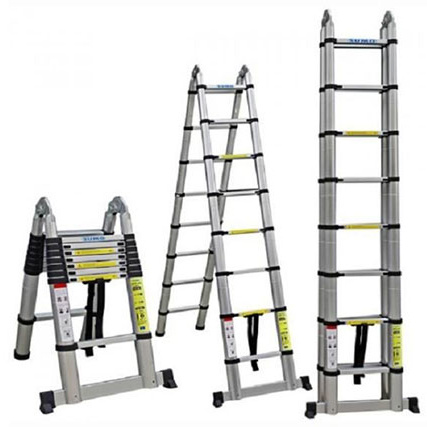 Thang nhôm rút gọn (chữ A) Sumo ADT808B (5m)