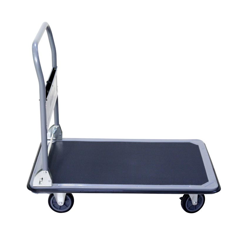 Xe đẩy hàng 4 bánh sàn thép phủ nhám Advindeq TL-320